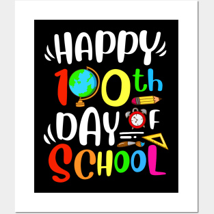 Happy 100th Day of School 100th Day of School Kids Teacher Posters and Art